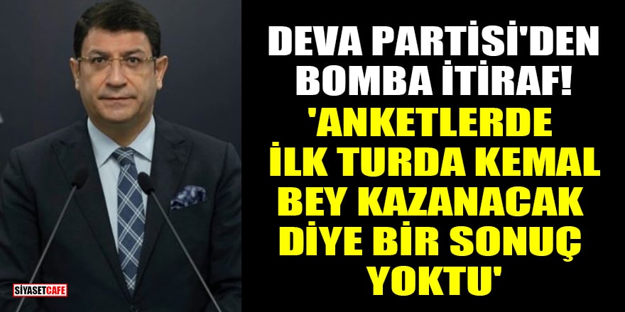 DEVA Partisi sözcüsü İdris Şahin'den bomba itiraf! 'Anketlerde ilk turda Kemal Bey kazanacak diye bir sonuç yoktu'