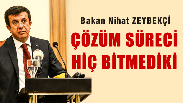 Bakan Zeybekci: Çözüm Süreci Hiç Bitmedi