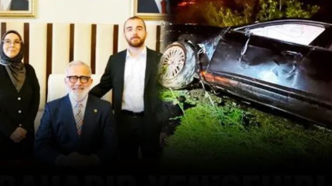 AK Partili vekil Bahadır Yenişehirlioğlu ve oğlu trafik kazası geçirdi!