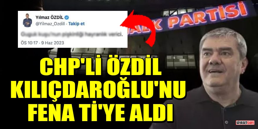 CHP'li Yılmaz Özdil, seçim sonrası ilk kez konuşan Kılıçdaroğlu'nu ti'ye aldı