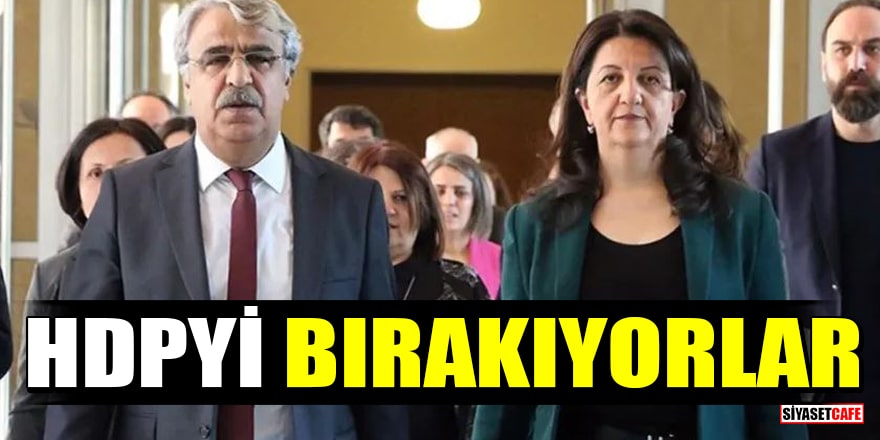 Mithat Sancar ve Pervin Buldan, HDP Eş Genel Başkanlığı'nı bırakıyorlar