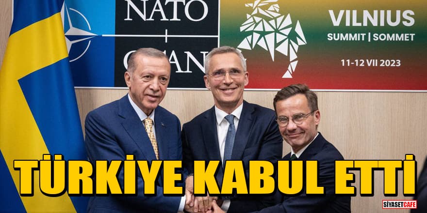 Türkiye, İsveç'in NATO üyeliğini onaylamayı kabul etti