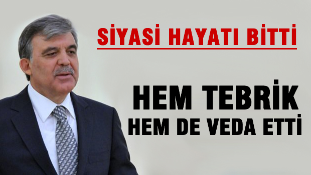 Gül'den Hem Tebrik Hem de VEDA TELEFONU