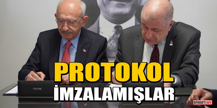 Ümit Özdağ ve Kemal Kılıçdaroğlu'nun imzaladığı protokol açıklandı