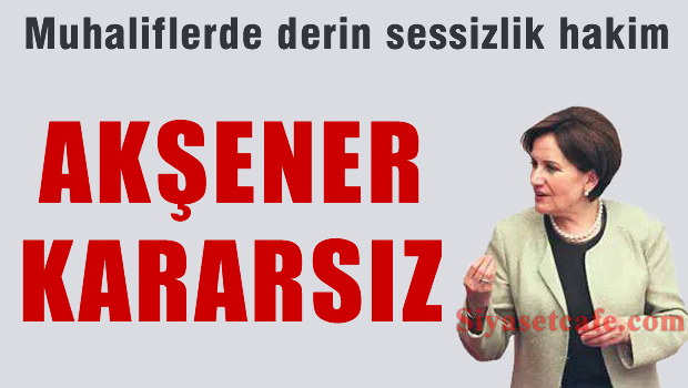Meral Akşener karar veremedi