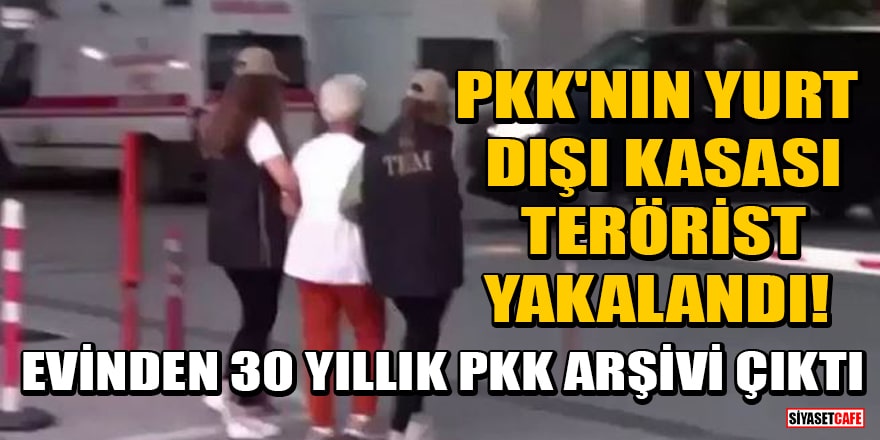 PKK'nın yurt dışı kasası terörist Güllüşan Kandemir Konya'da yakalandı! Evinden 30 yıllık PKK arşivi çıktı