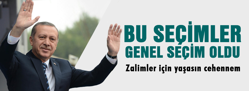 Başbakan: Bu seçim genel seçim oldu