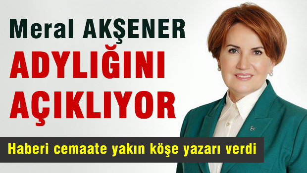 Meral Akşener kararını verdi