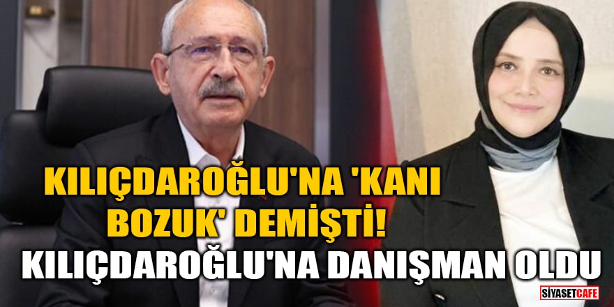 Kılıçdaroğlu'na 'kanı bozuk' demişti! Kılıçdaroğlu'na danışman oldu