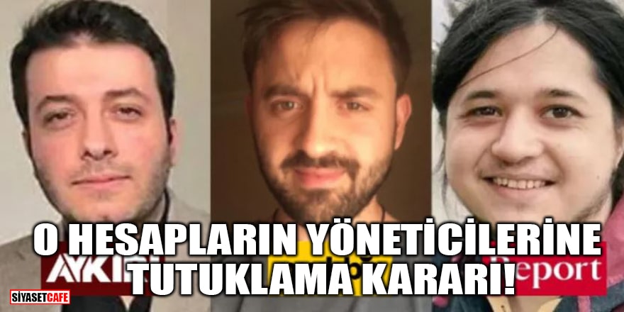 Aykırı, AjansMuhbir ve Haber Report'un yöneticileri tutuklandı