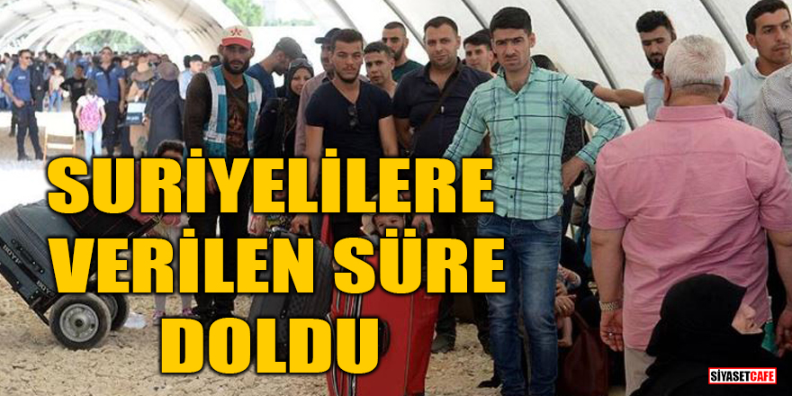 İstanbul'da kayıtlı olmayan Suriyelilere verilen süre doldu