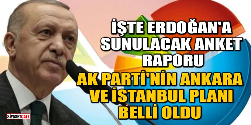 AK Parti'nin Ankara ve İstanbul planı belli oldu! İşte Erdoğan'a sunulacak anket raporu