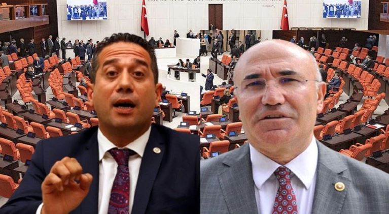 CHP'li Mahmut Tanal ve Ali Mahir Başarır'ın yumruklu kavgası