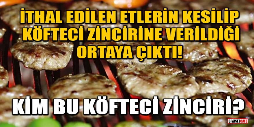 CHP'li vekil Özgür Karabat'ın iddiası: İthal edilen etler kesilip köfteci zincirine veriliyor
