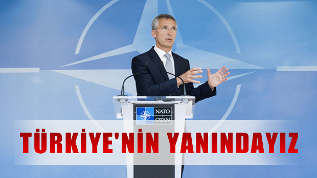 NATO'dan Türkiye'ye dayanışma mesajı