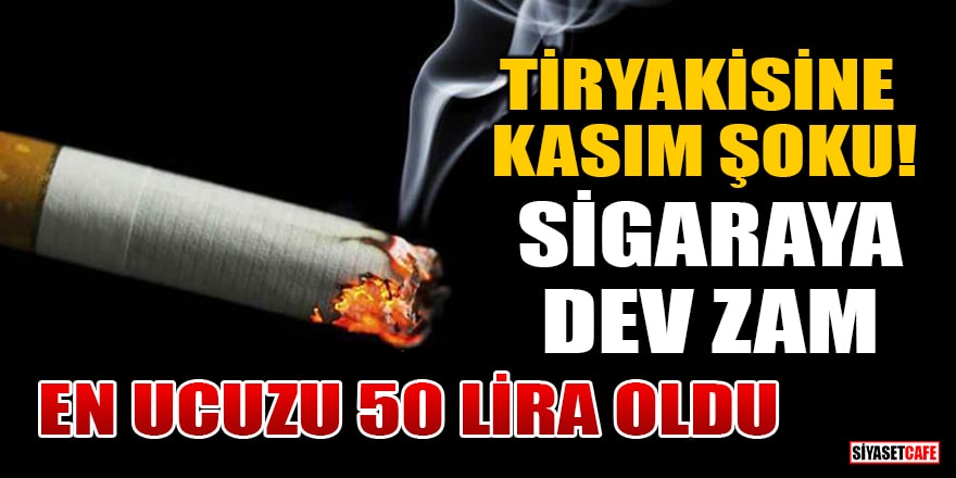 Tiryakisine Kasım şoku! JTI grubu sigaralara 5 lira zam geldi