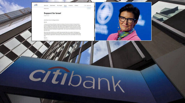 Bankacılık devi Citibank'tan İsrail'e 1 milyon dolarlık bağış