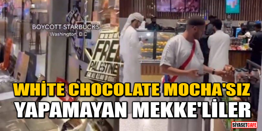 ABD'liler boykot ederken Mekke'deki Starbucks müşterilerle dolup taştı