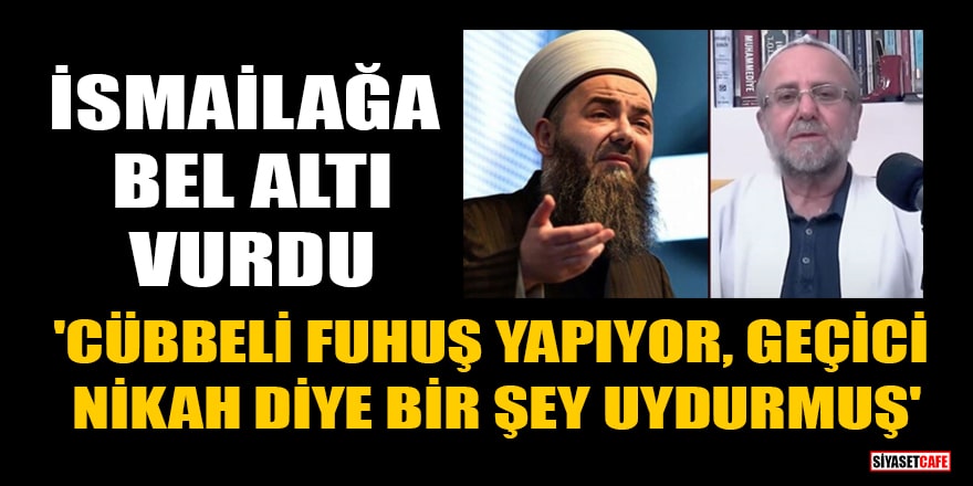 Saadettin Ustaosmanoğlu bel altı vurdu! 'Cübbeli fuhuş yapıyor, geçici nikah diye bir şey uydurmuş'