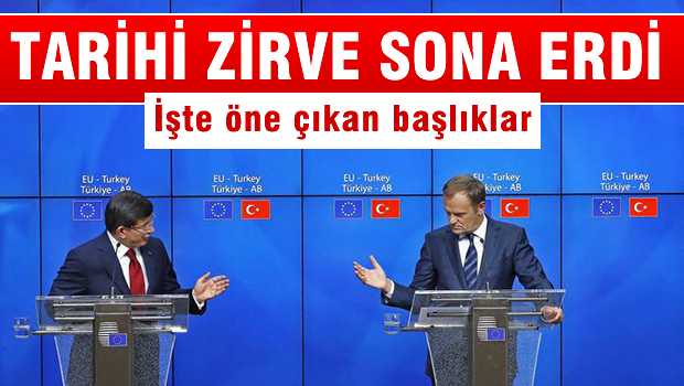 Tarihi zirve sona erdi! İşte öne çıkan başlıklar