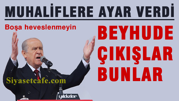 Bahçeli'nin 'eyvallahı' yok!