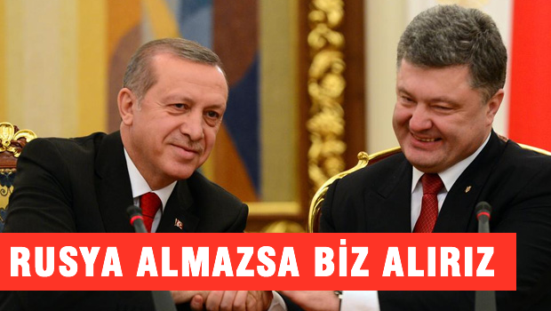 Ukrayna'dan Türkiye'ye DESTEK