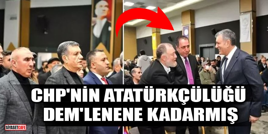 CHP'nin ikiyüzlülüğü böyle ifşa oldu! DEM Parti için Atatürk'ü sildiler