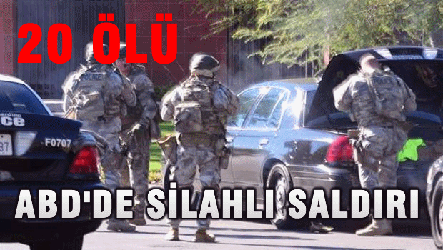 ABD'de silahlı saldırı: 20 ölü