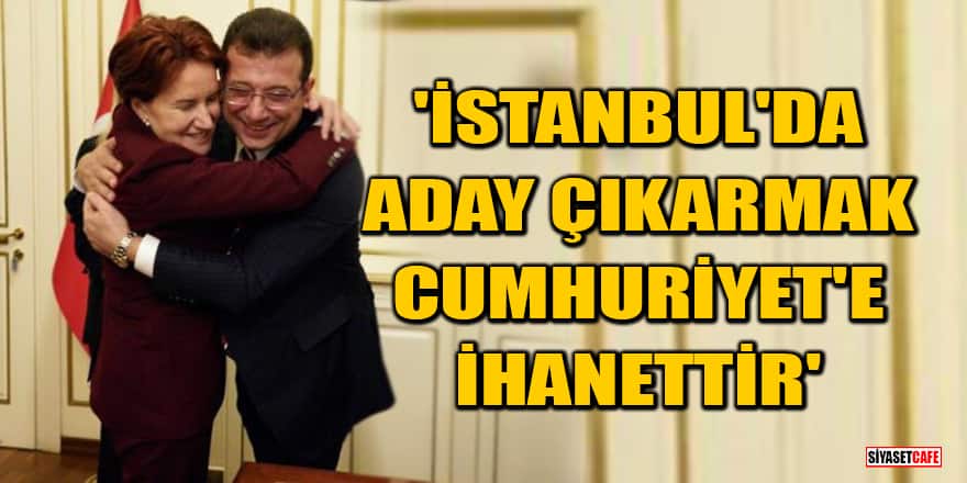 Merdan Yanardağ, İstanbul'da aday çıkaran Akşener'i Cumhuriyet'e ihanetle suçladı