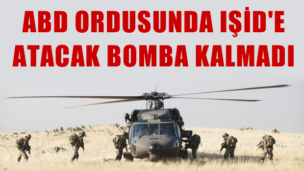 ABD'nin IŞİD'e atacak bombası kalmadı