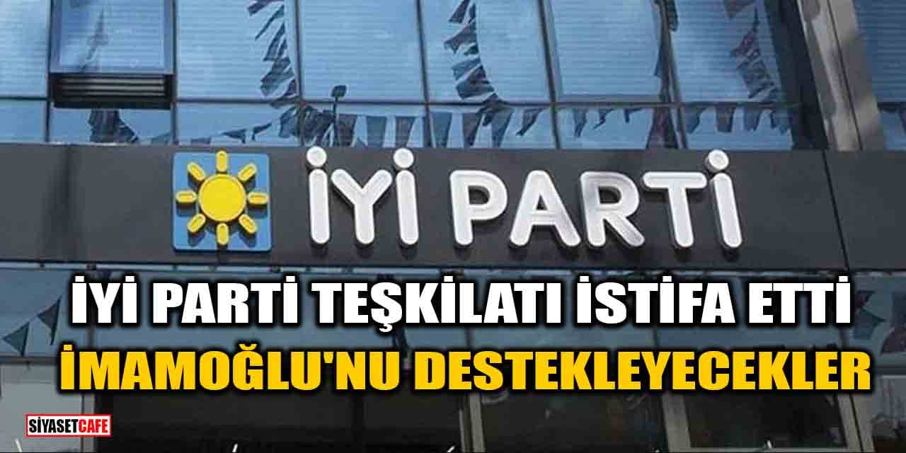 İYİ Parti Esenyurt Teşkilatı istifa etti: İmamoğlu'nu destekleyecekler