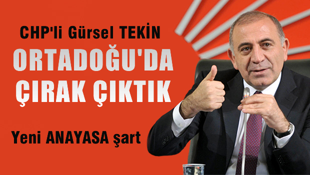 CHP'li Tekin'den 'yeni anayasa' çıkışı