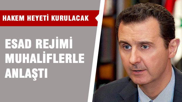 Suriyeli muhalifler Esad rejimi ile anlaştı