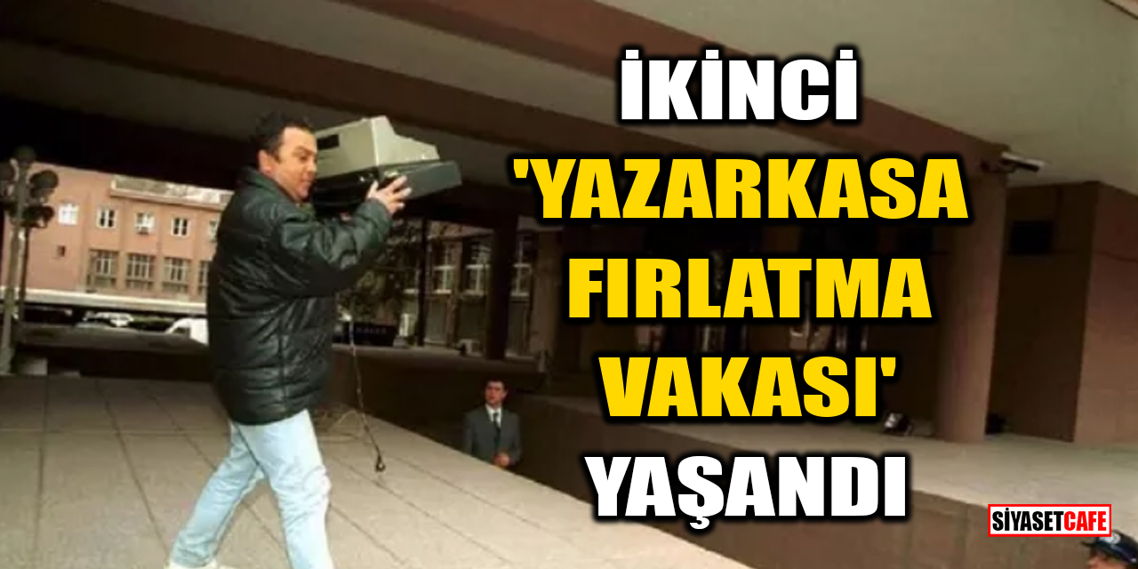 İkinci 'Yazarkasa fırlatma vakası' yaşandı