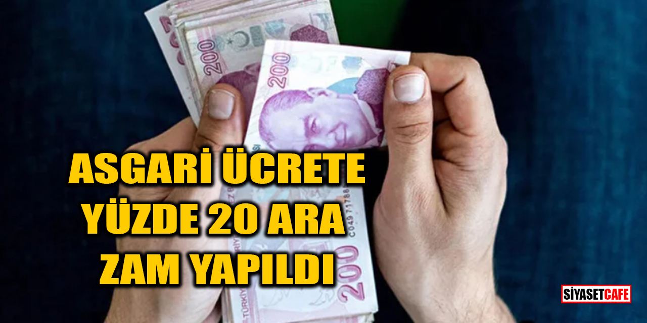 KKTC'de asgari ücrete yüzde 20 ara zam yapıldı