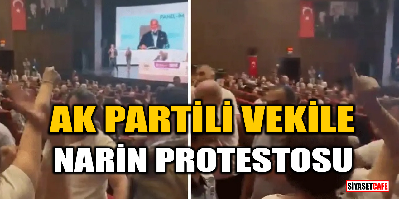 AK Partili Bahadır Yenişehirlioğlu'na Narin protestosu