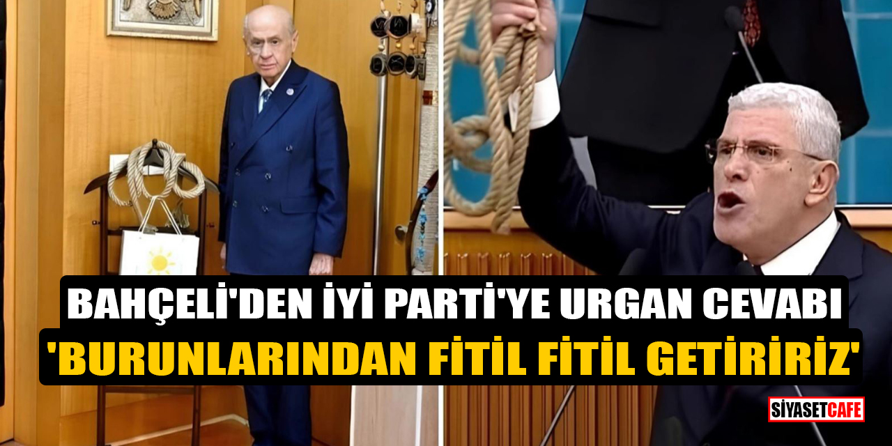 Devlet Bahçeli'den İYİ Parti'ye urgan cevabı