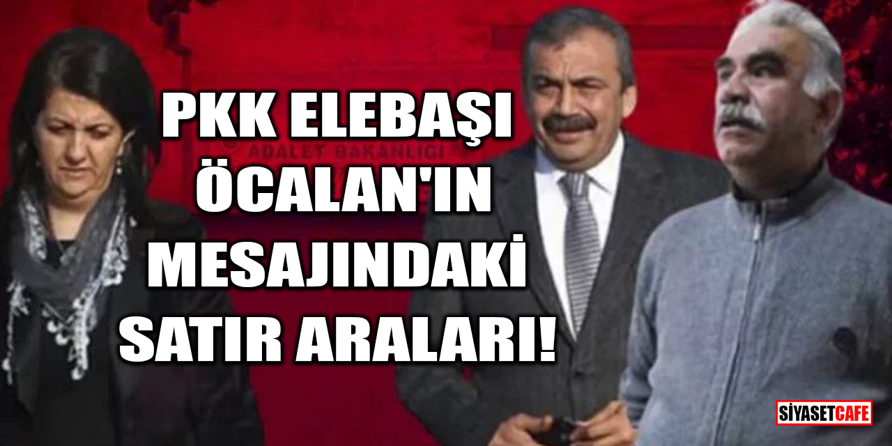 PKK elebaşı Öcalan'ın mesajındaki satır araları! 'Erdoğan ve Bahçeli güç veriyor'