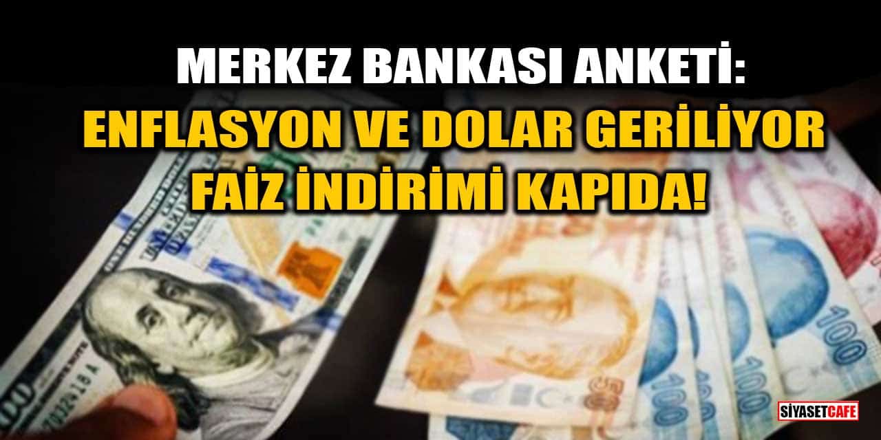 Merkez Bankası Anketi: Enflasyon Ve Dolar Geriliyor, Faiz İndirimi Kapıda!