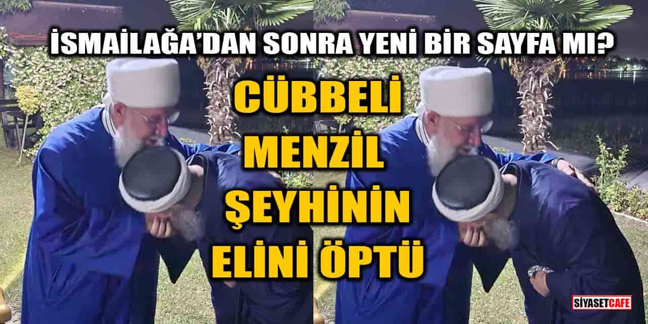 Menzil Cemaati'ne Mi Geçiyor? Cübbeli Ahmet, Menzil Şeyhinin Elini Öptü