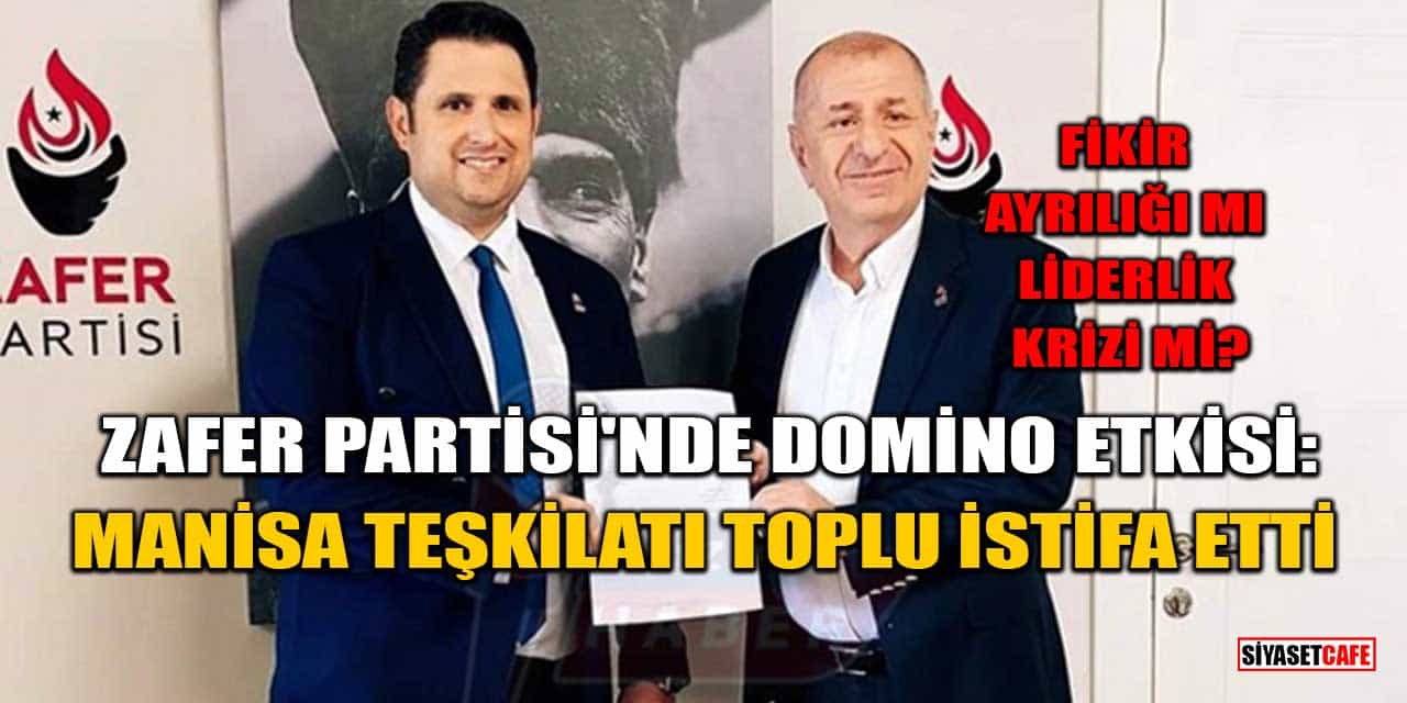 Zafer Partisi Manisa Teşkilatı Toplu İstifa Etti