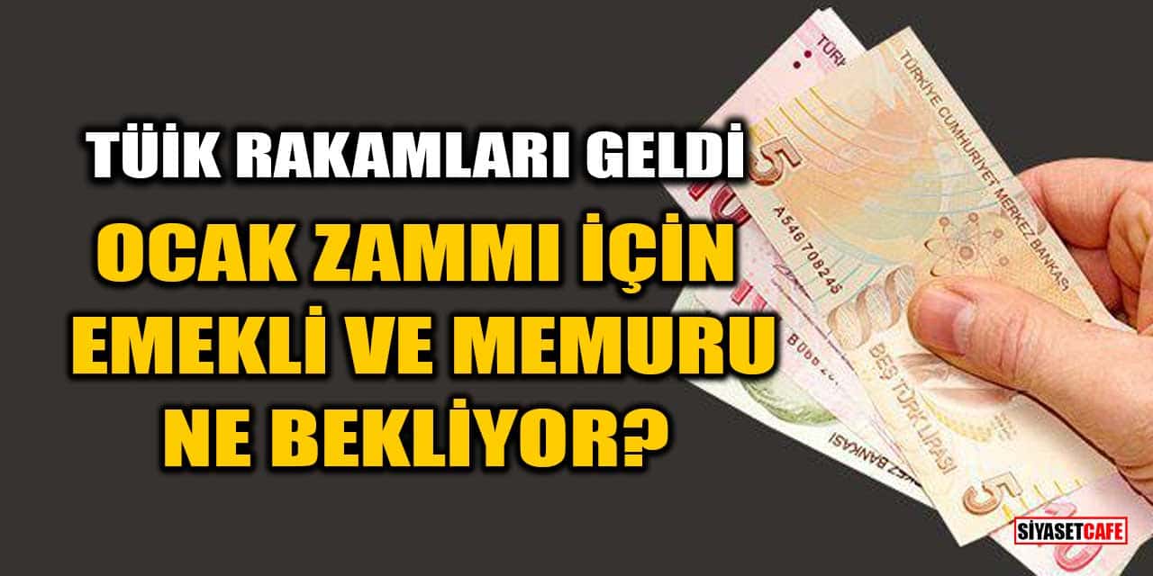 TÜİK Rakamları Geldi: Ocak Zammı İçin Emekli ve Memuru Ne Bekliyor?