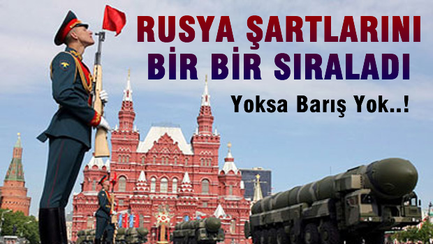 Rusya'dan küstah açıklamalar