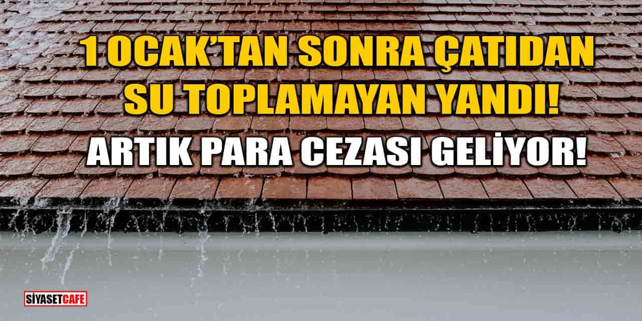 Büyük Binalar Artık Yağmur Suyunu Depolamak Zorunda!