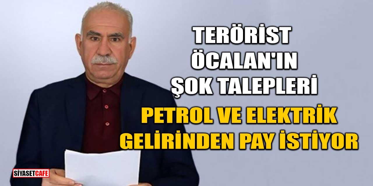 Terörist Öcalan'ın Şok Talepleri: Petrol Ve Elektrik Gelirinden Pay İstiyor