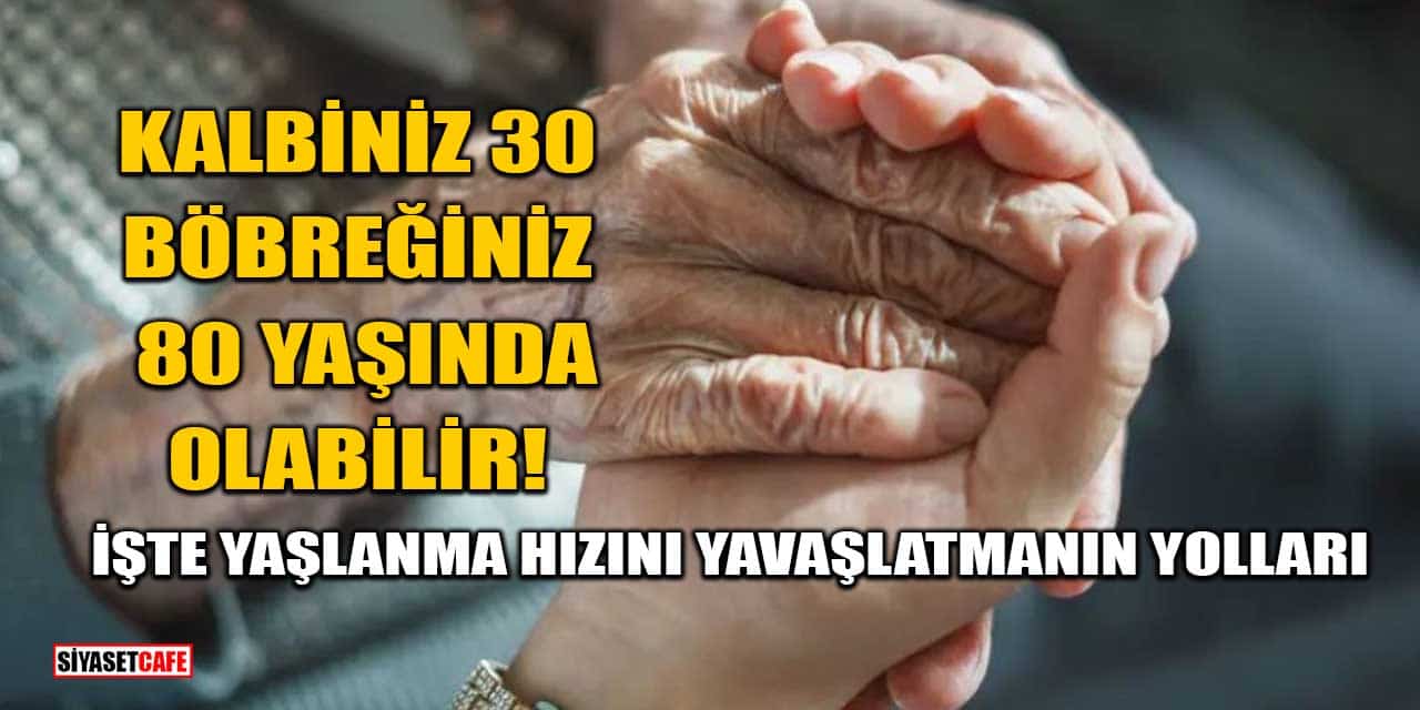 Kalbiniz 30, Böbreğiniz 80 Yaşında Olabilir! İşte Yaşlanma Hızını Yavaşlatmanın Yolları