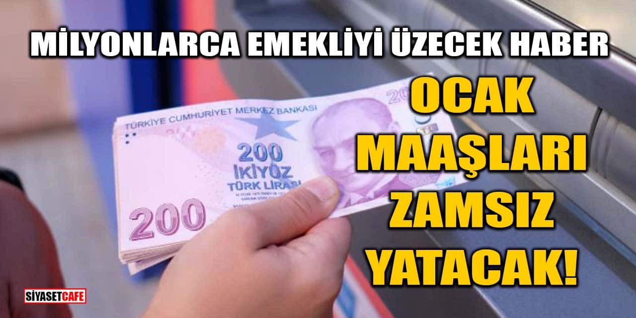 Milyonlarca Emekliyi Üzecek Haber: Ocak Maaşları Zamsız Yatacak!