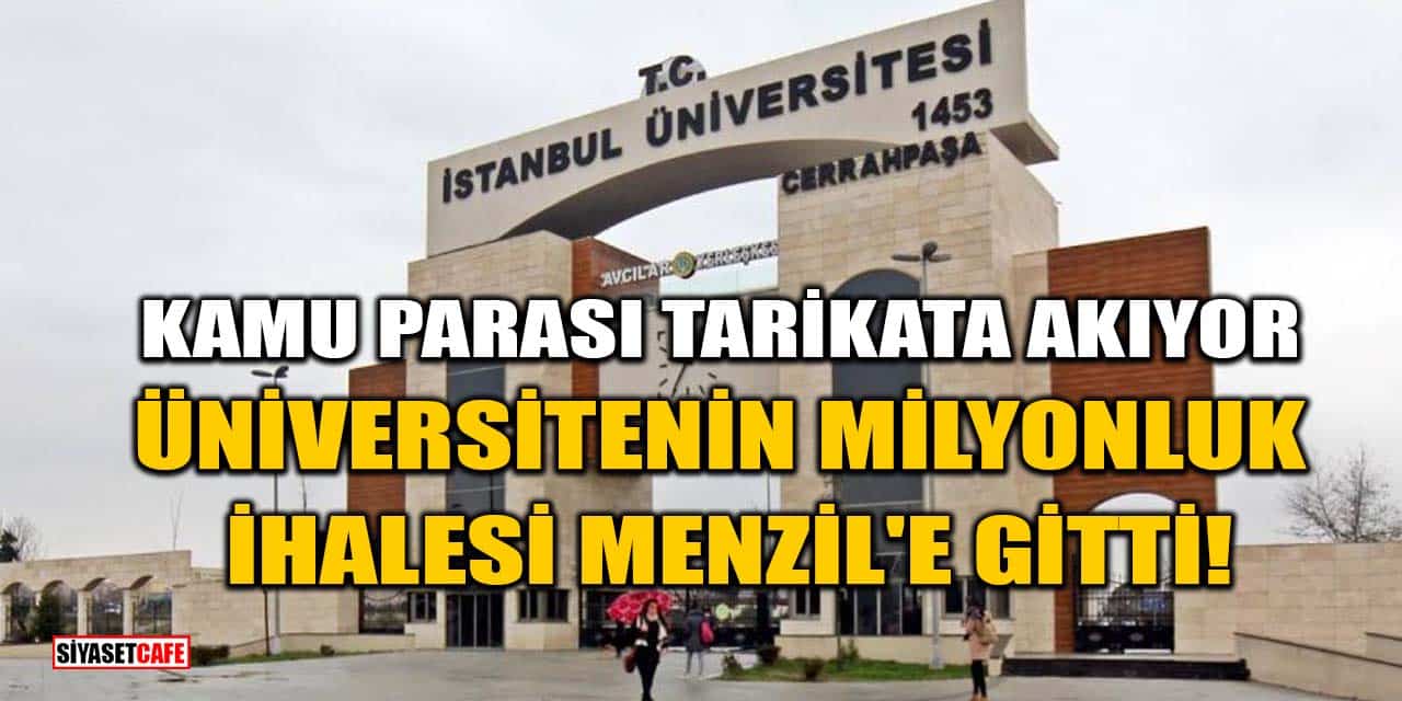 Kamu Parası Tarikata Akıyor: Üniversitenin Milyonluk İhalesi Menzil Cemaati'ne Gitti!