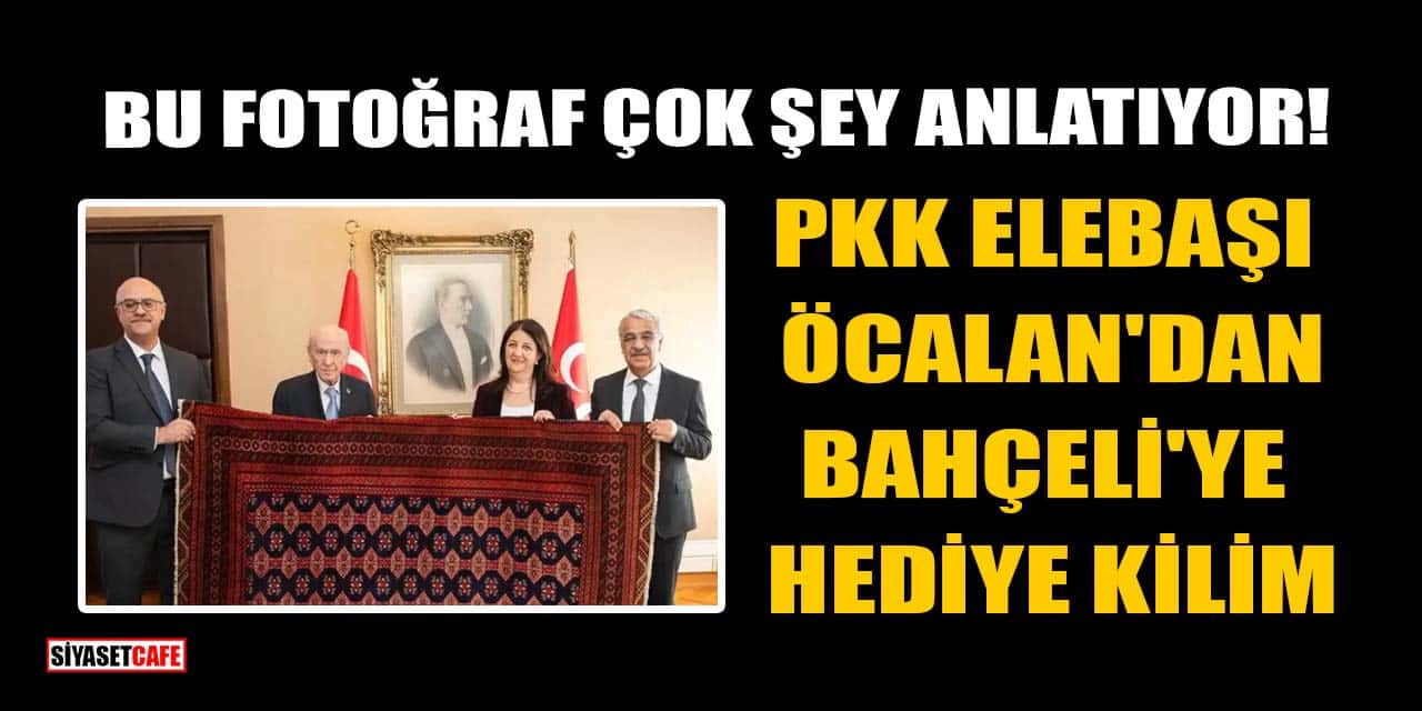 PKK Elebaşı Abdullah Öcalan'dan Devlet Bahçeli'ye Hediye Kilim!