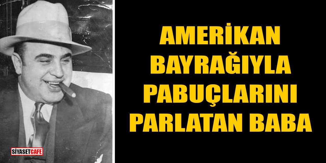 Amerikan Bayrağıyla Pabuçlarını Parlatan Baba